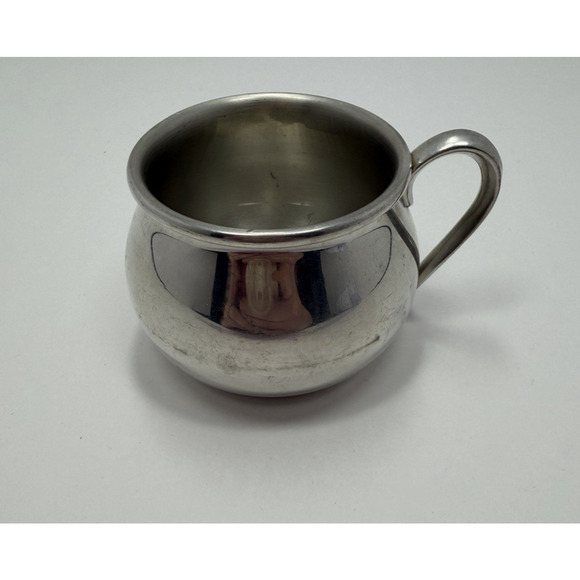 Lenox Other - Lenox Vintage Pewter Bulged Baby Cup with Handle